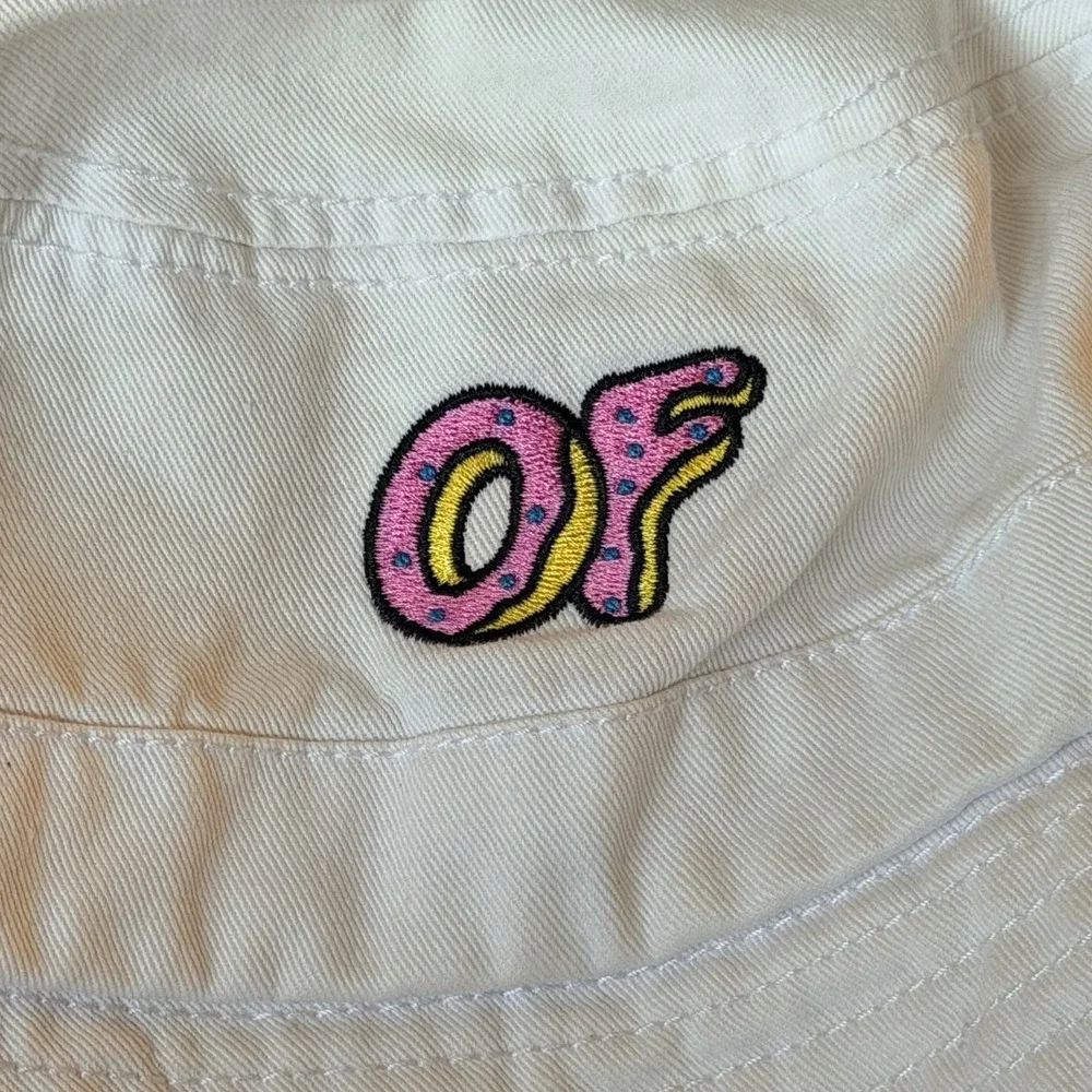 Odd Future Pink Donut White Bucket Hat OFWGKTA Tyler The Creator Golf Wang